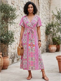 KOTTY - Women Pink Cotton Blend Dress