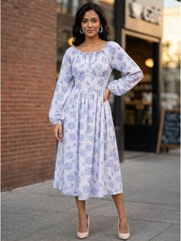 KOTTY - Women White Cotton Blend Dress