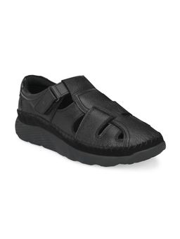 Delize - Mens Black Solid Casual Shoes