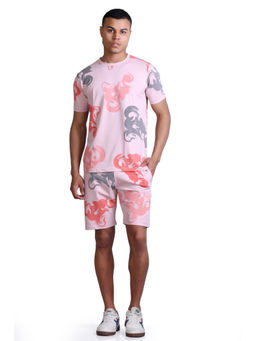 Parcel Yard - Stylish Men Purple Co-Ord (Set of 2)