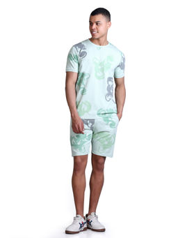 Parcel Yard - Stylish Men Green Co-Ord (Set of 2)