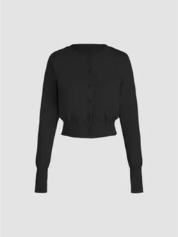 Cider - Round Neck Button Cardigan