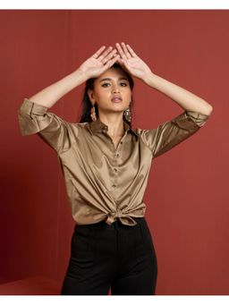 QONA - Beige The Perfect Shirt