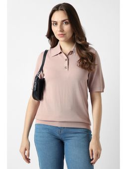 Van Heusen - Women Mauve Solid Formal Top