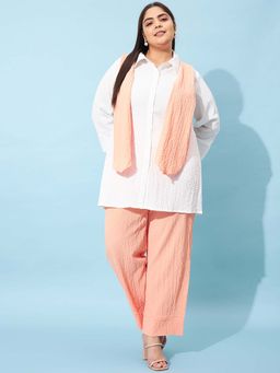 AAREIN - White Solid Co-Ord Set