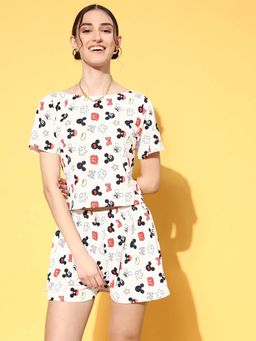 AAREIN - White Printed Co-Ord Set