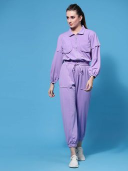 AAREIN - Lavender Solid Co-Ord Set