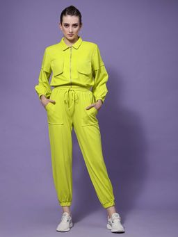 AAREIN - Green Solid Co-Ord Set