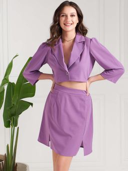 AAREIN - Lavender Solid Co-Ord Set