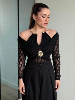Trenbee - Kelsey Bodysuit Black