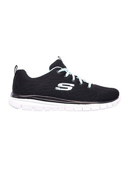 SKECHERS - GRACEFUL-GET CONNECTED Black Running Shoes