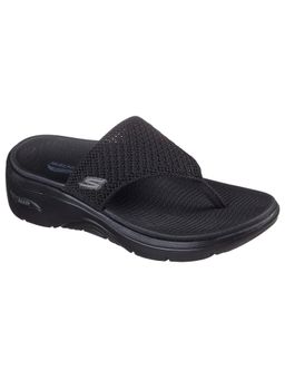 SKECHERS - GO WALK ARCH FIT 2.0 Black Flip Flops