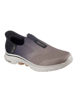 SKECHERS - GO WALK 7 - EASY ON 2 Beige Running Shoes