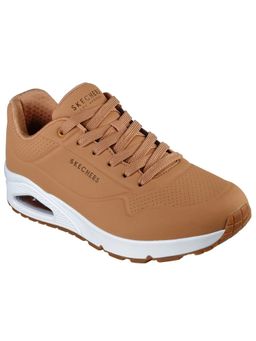 SKECHERS - UNO - STAND ON AIR Tan Running Shoes