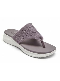 SKECHERS - ULTRA FLEX Mauve Flip Flops