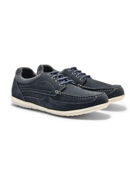WOODLAND - Men Navy Blue Casual Sneakers