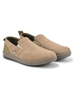WOODLAND - Men Dark Beige Casual Loafers