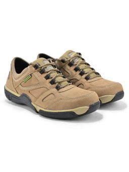 WOODLAND - Men Camel Beige Casual Sneakers