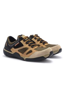 WOODLAND - Men Camel Brown Casual Sneakers
