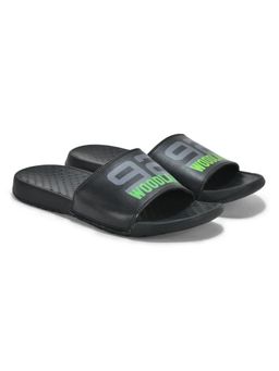 WOODLAND - Men Black Casual Sliders