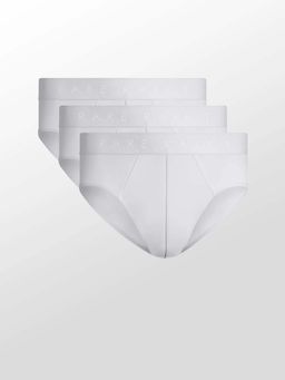 Rare Rabbit - Men White Solid Briefs