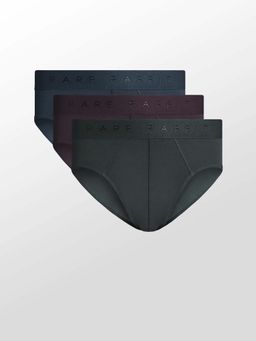 Rare Rabbit - Men Multi-Color Solid Briefs