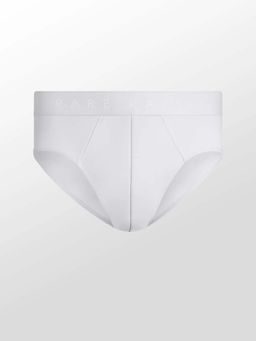 Rare Rabbit - Men White Solid Briefs