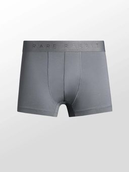 Rare Rabbit - Men Grey Solid Trunks