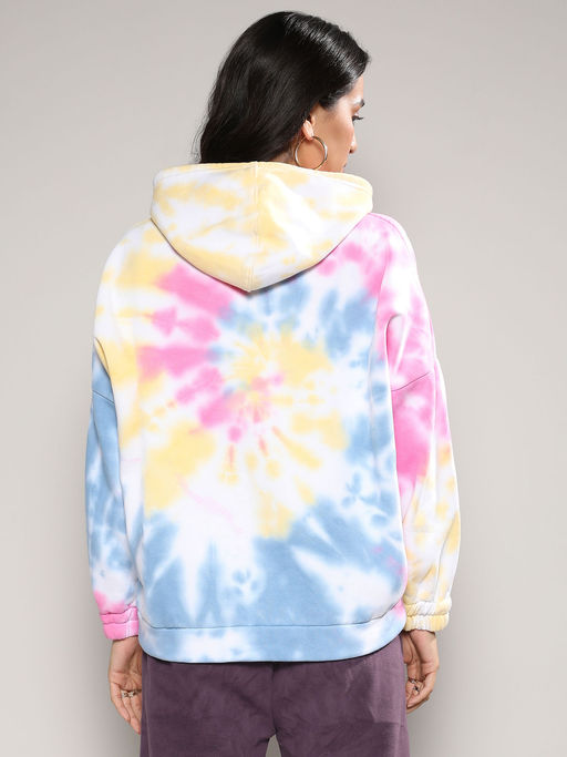 Womens Hoodies Oversized Hoodie Tie Dye Buy Campus Sutra Women