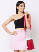 Red color option, Sold out, Currently selected