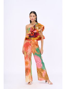 Siddhartha Bansal - Multi-Colour Printed Flame Co-Ord (Set of 2)