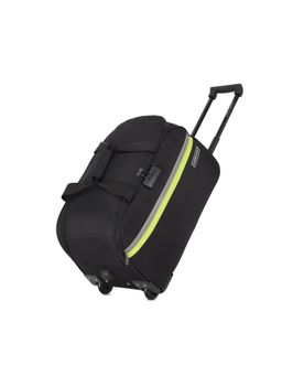 Lavie Sport - Cabin Size 53 cms Victor Combi Anti-theft Wheel Duffle Bag (Black) (S)
