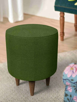 Chumbak - French Pouffe - Savanna Green