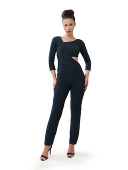 MODO CALDO - Navy Blue Deep Echo Jumpsuit