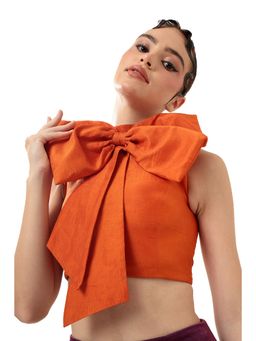MODO CALDO - Orange Solar Orchid Top