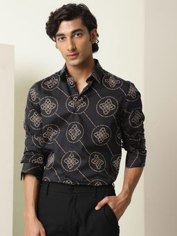 Rare Rabbit - Remus Black Shirt