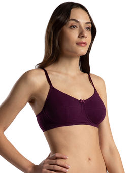 Van Heusen Woman Lingerie and Athleisure - Anti Bacterial & Cotton Non Padded Bra - Pickled Beet