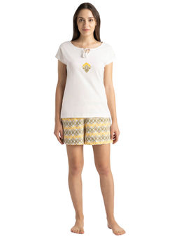 Van Heusen Woman Lingerie and Athleisure - Short Sleeves T-Shirt and Shorts (Set of 2)