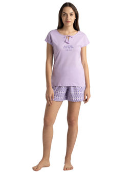 Van Heusen Woman Lingerie and Athleisure - Short Sleeves T-Shirt and Shorts (Set of 2)