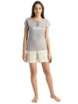 Van Heusen Woman Lingerie and Athleisure - Short Sleeves T-Shirt and Shorts (Set of 2)