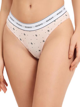 Guess - Beige Printed Regular Fit Brief