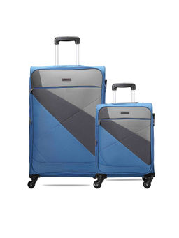 CARRIALL - Vista Blue Large & small Combo Set of 2 Luggage Bag