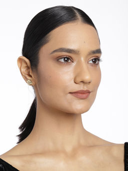 Estele - Valentines Day Gifts for Girlfriend Gold Plated Stud Earrings Combo