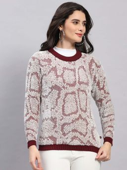 Monte Carlo - Women's Round Neck Full Sleeve Sweater