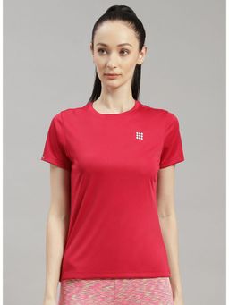 Rock.it - Women Red Regular Round Neck T-Shirt