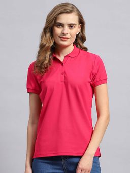 Rock.it - Women Regular Fit Half Sleeve Polo T-shirt
