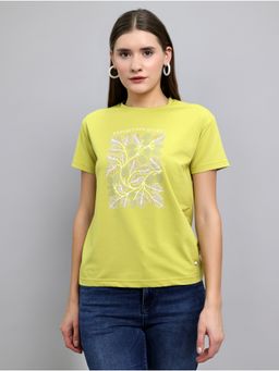 Monte Carlo - Womens Regular Fit Printed Half Sleeve T-shirt