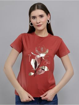 Monte Carlo - Women Regular Fit Half Sleeve Printed T-shirt