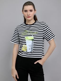Monte Carlo - Womens Regular Fit Round Neck Half Sleeve T-shirt
