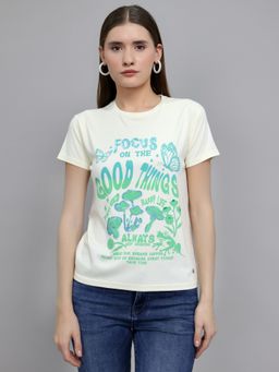 Monte Carlo - Womens Regular Fit Round Neck Half Sleeve T-shirt